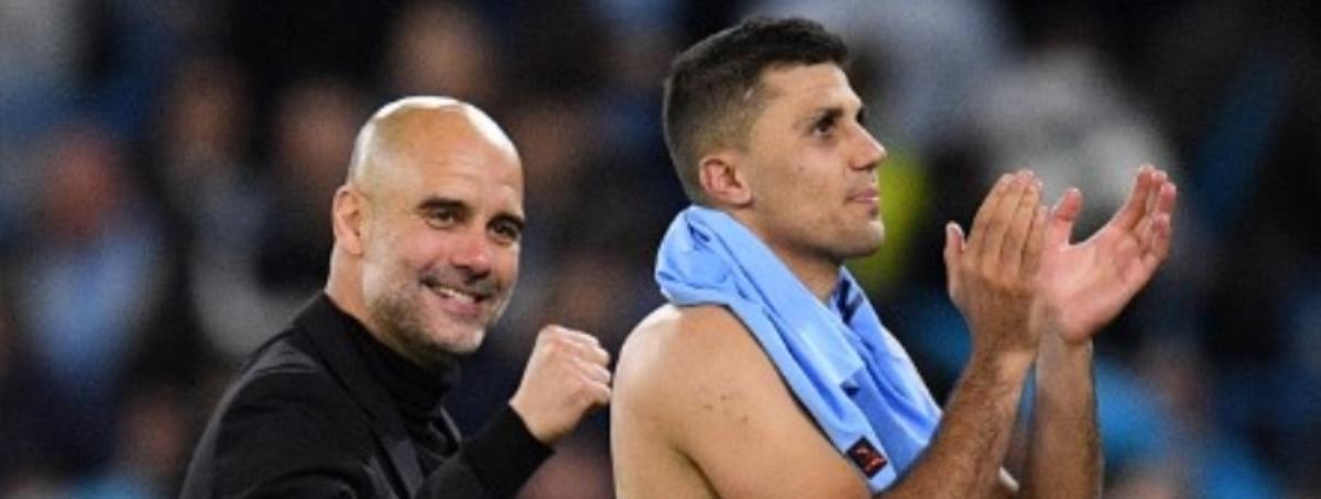 Sensación en Inglaterra socio perfecto de Rodri y Pep Guardiola