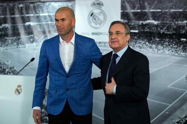 Florentino Perez y Zidane