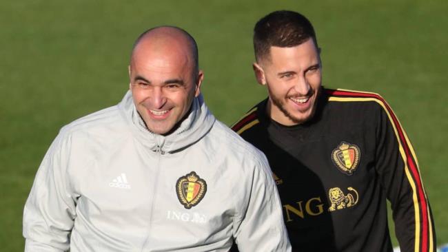 Roberto Martinez y Hazard