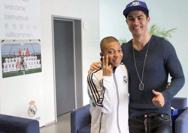 Mbappe y Cristiano