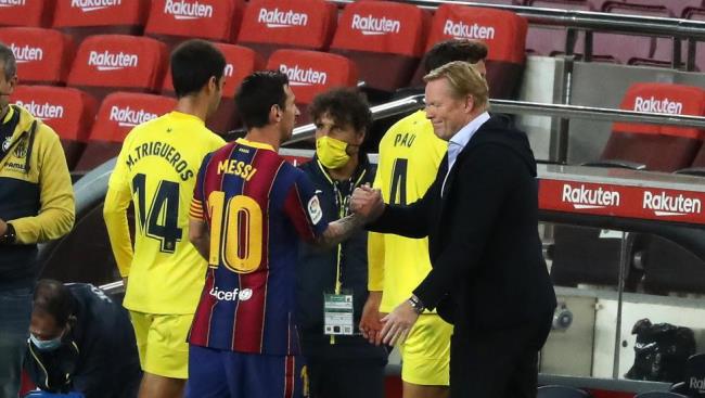 Messi y Koeman