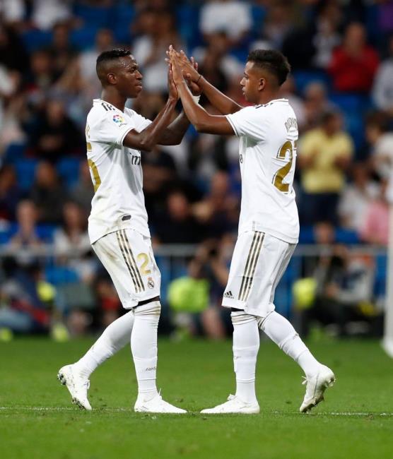 Vinicius y Rodrygo Goes