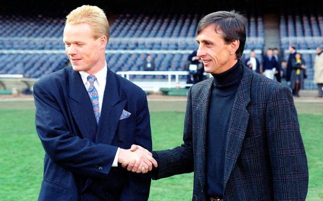 Koeman y Cruyff