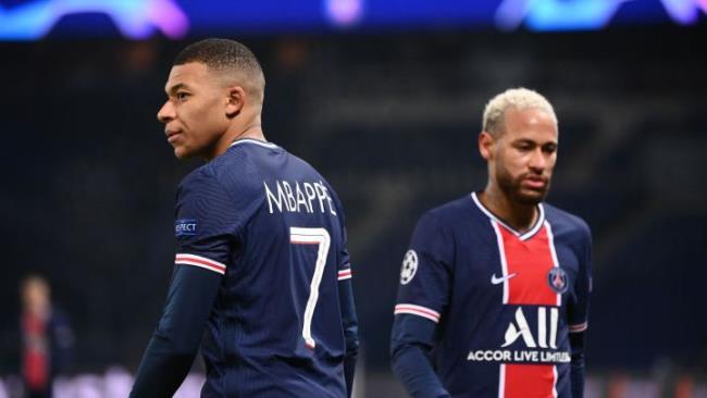 Mbappé y Neymar