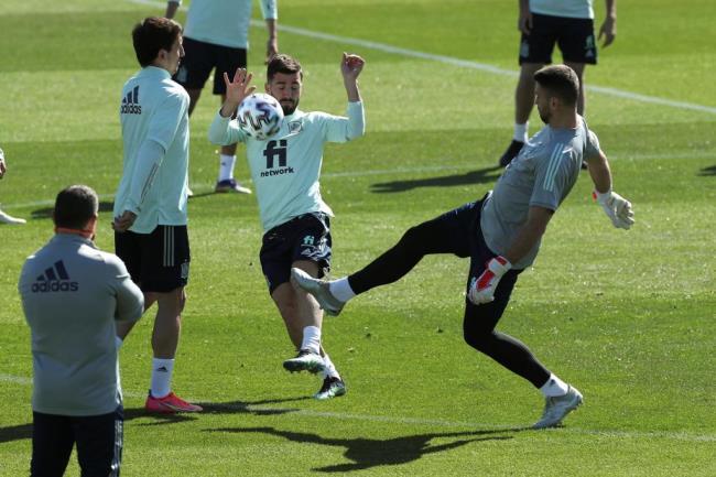 Entrenamiento selección española