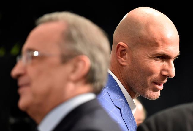 Zidane y Florentino Pérez