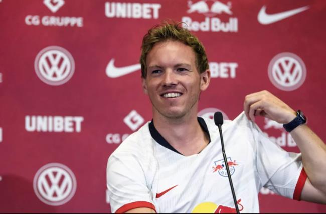 Nagelsmann con el Leipzig