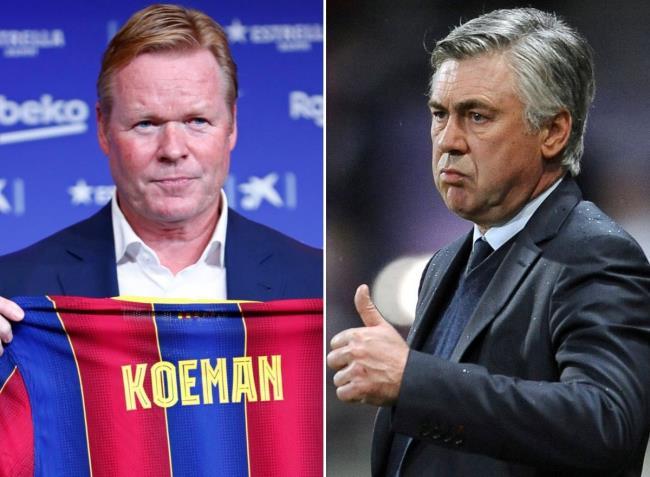 Koeman y Ancelotti