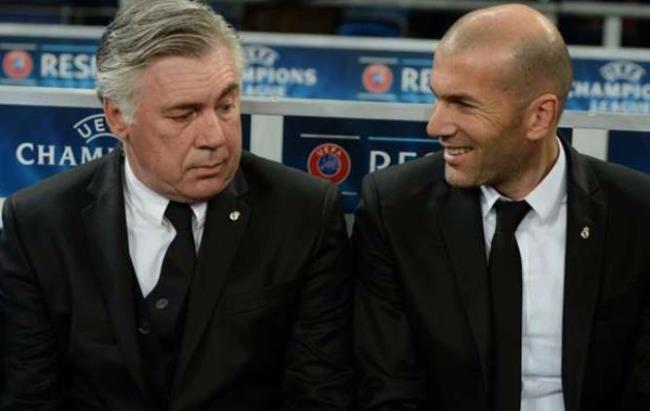 Ancelotti y Zizou