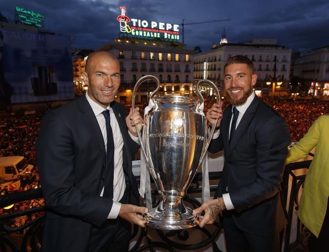 Zidane y Sergio Ramos