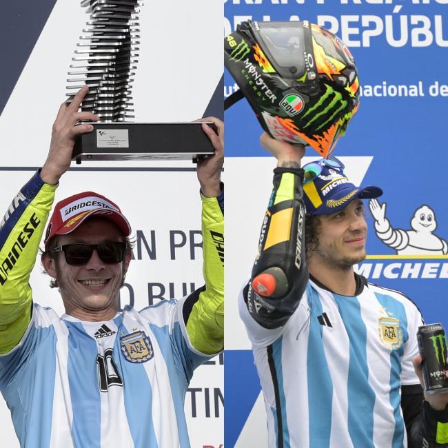 Rossi y Bezzecchi en Argentina