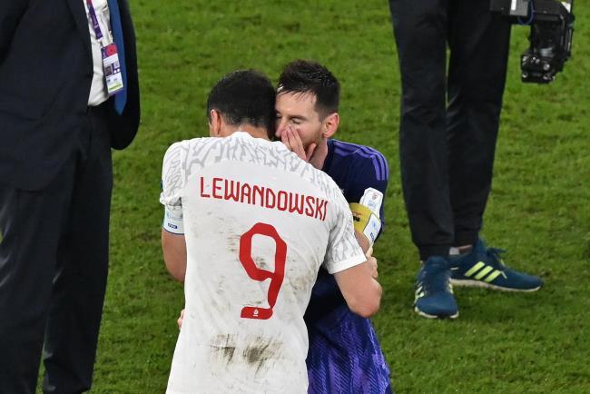 Lewandowski y Messi