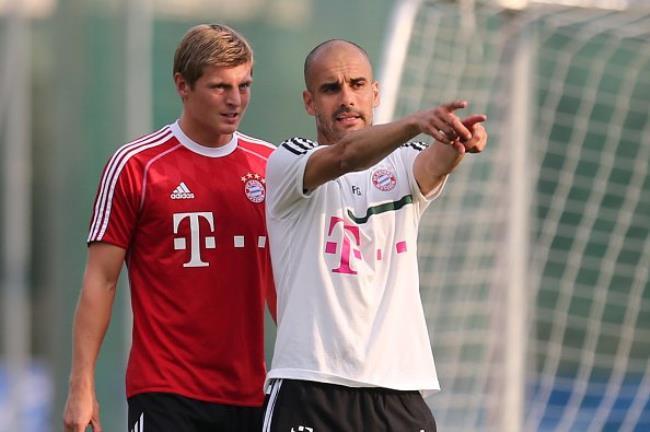 Kroos y Guardiola