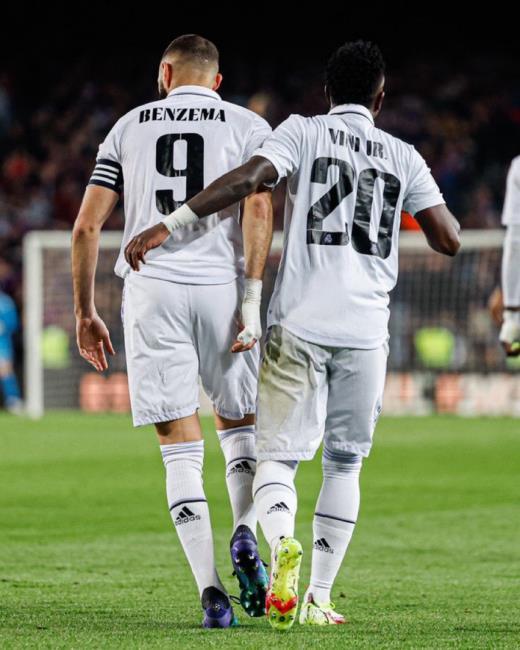 Benzema y Vinicius