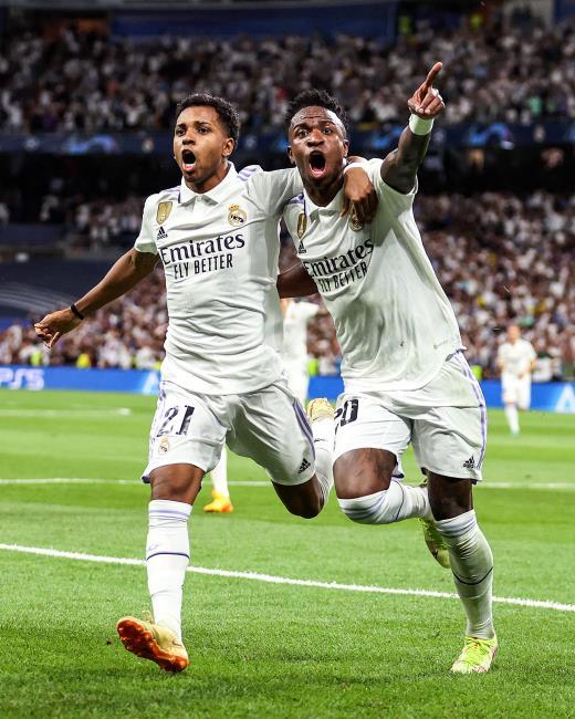 Rodrygo y Vinicius