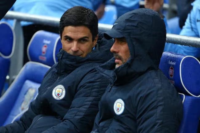 Arteta y Guardiola