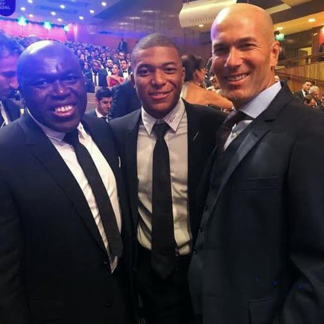 Zidane y Mbappé