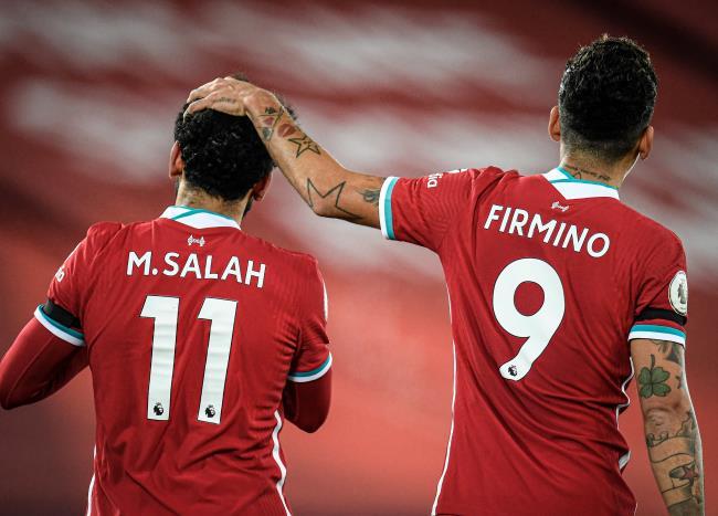 Firmino y Salah