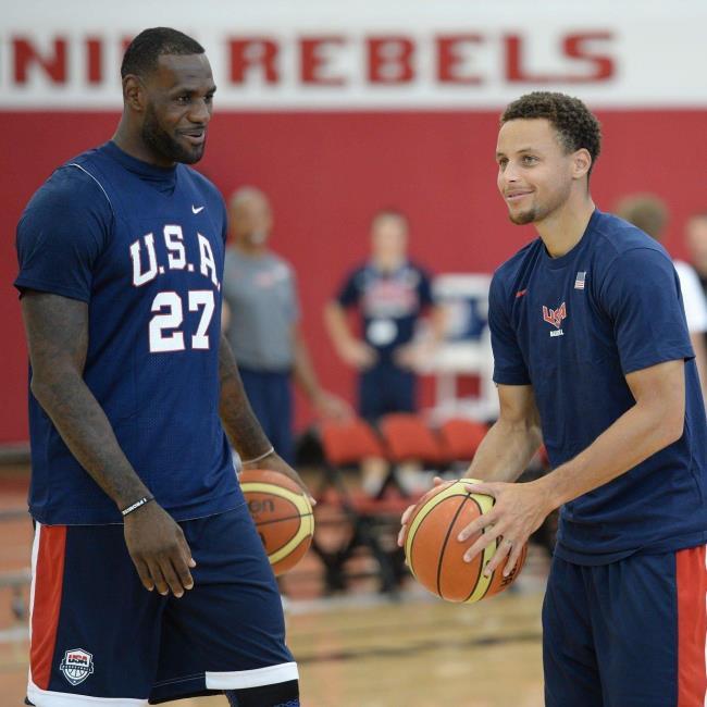 LeBron y Curry