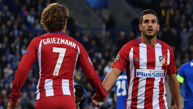 Koke y Griezmann