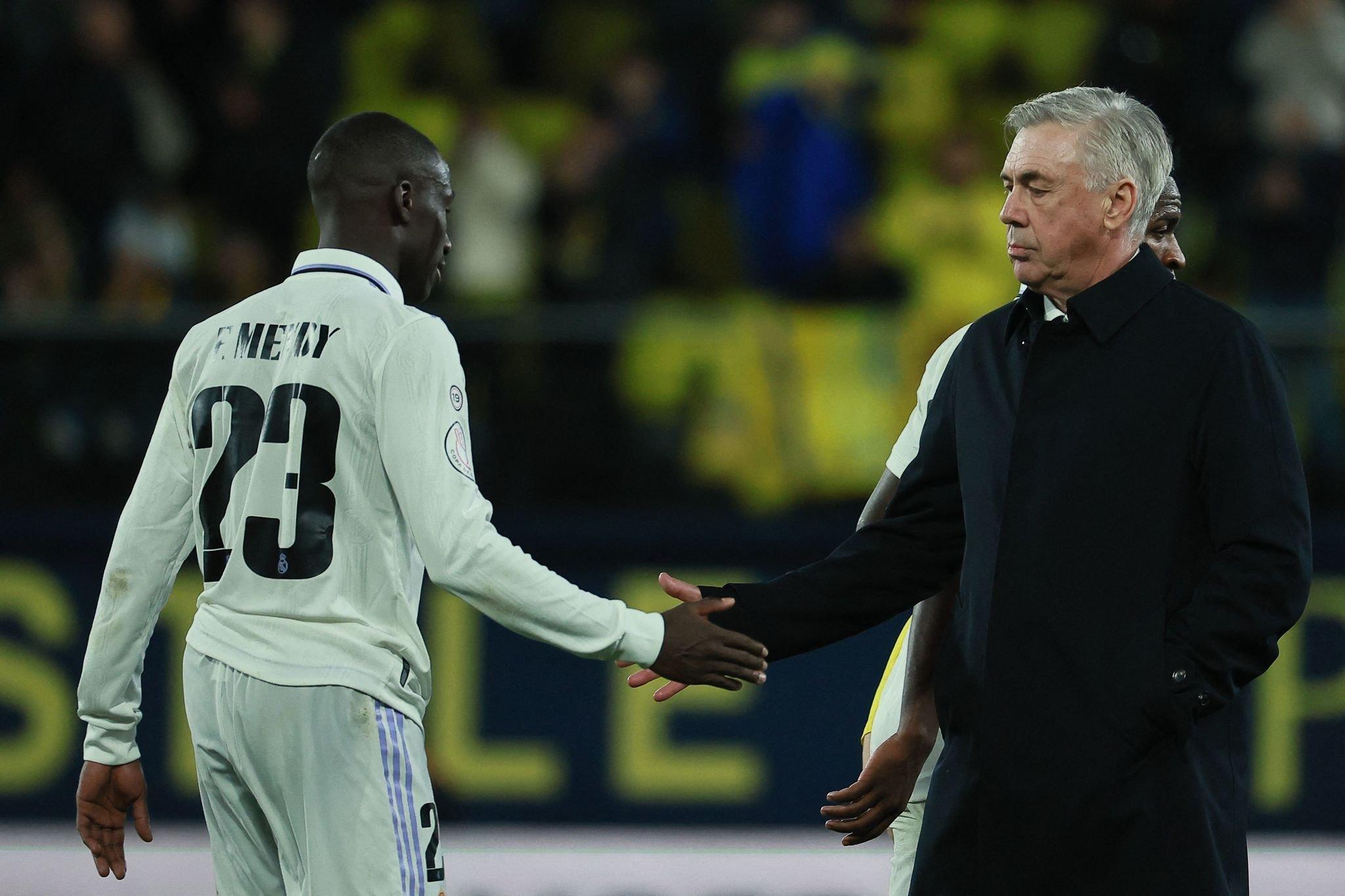 Mendy y Ancelotti