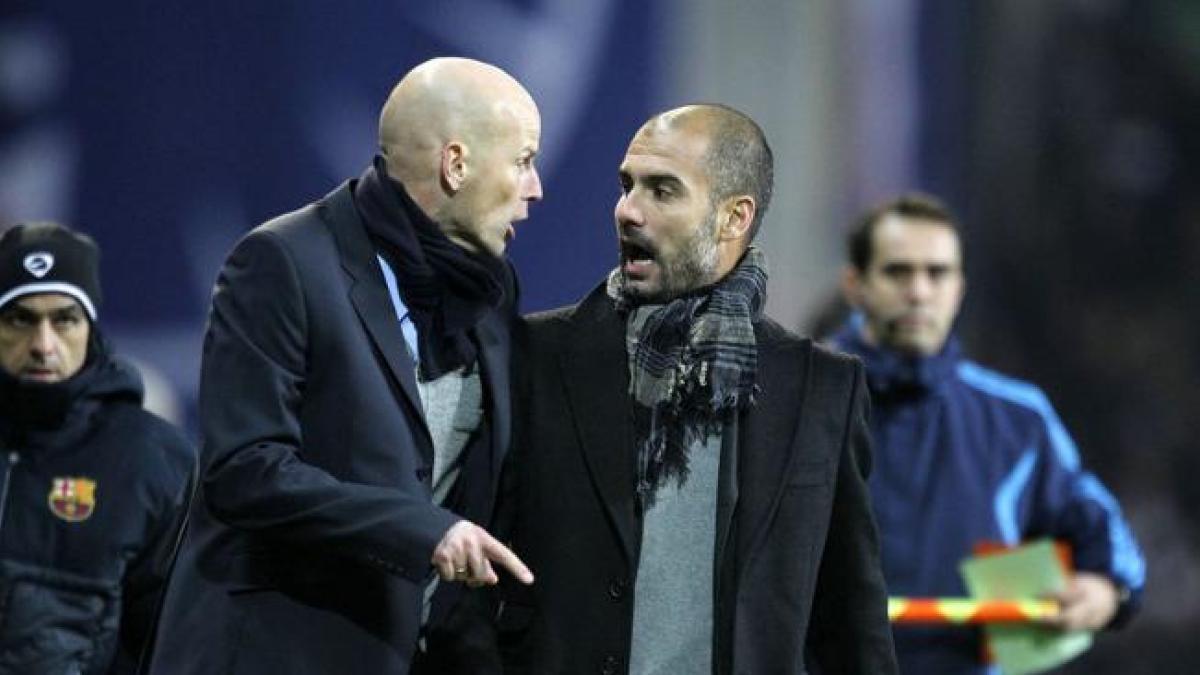 Pep Guardiola y Stale Solbakken