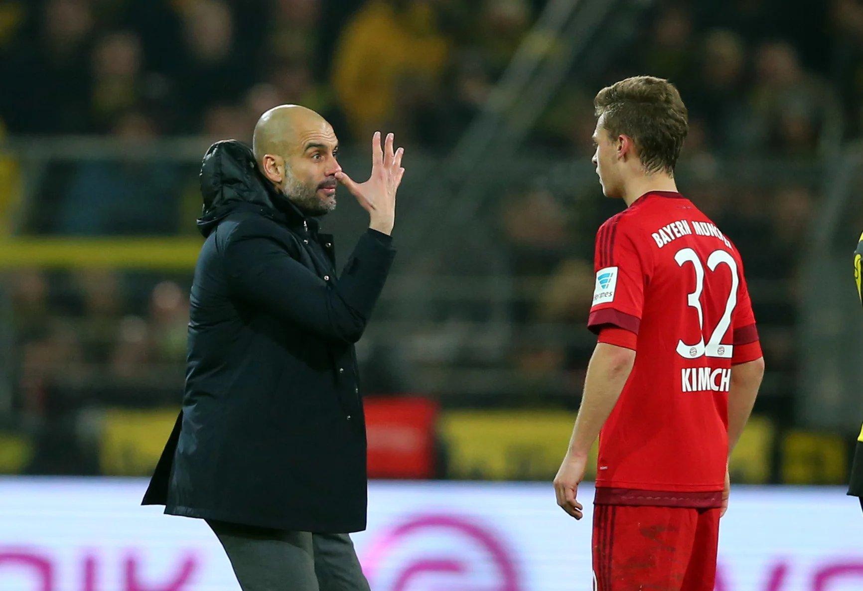 Guardiola y Kimmich