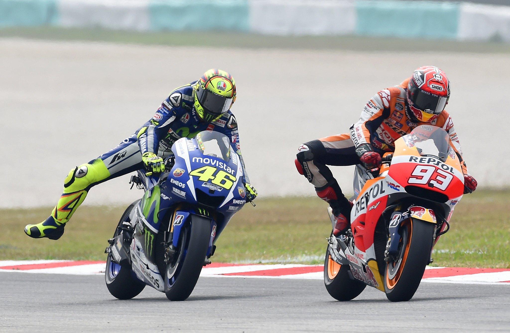 Rossi y Márquez