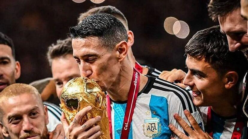 Di María lo ganó todo con Argentina.