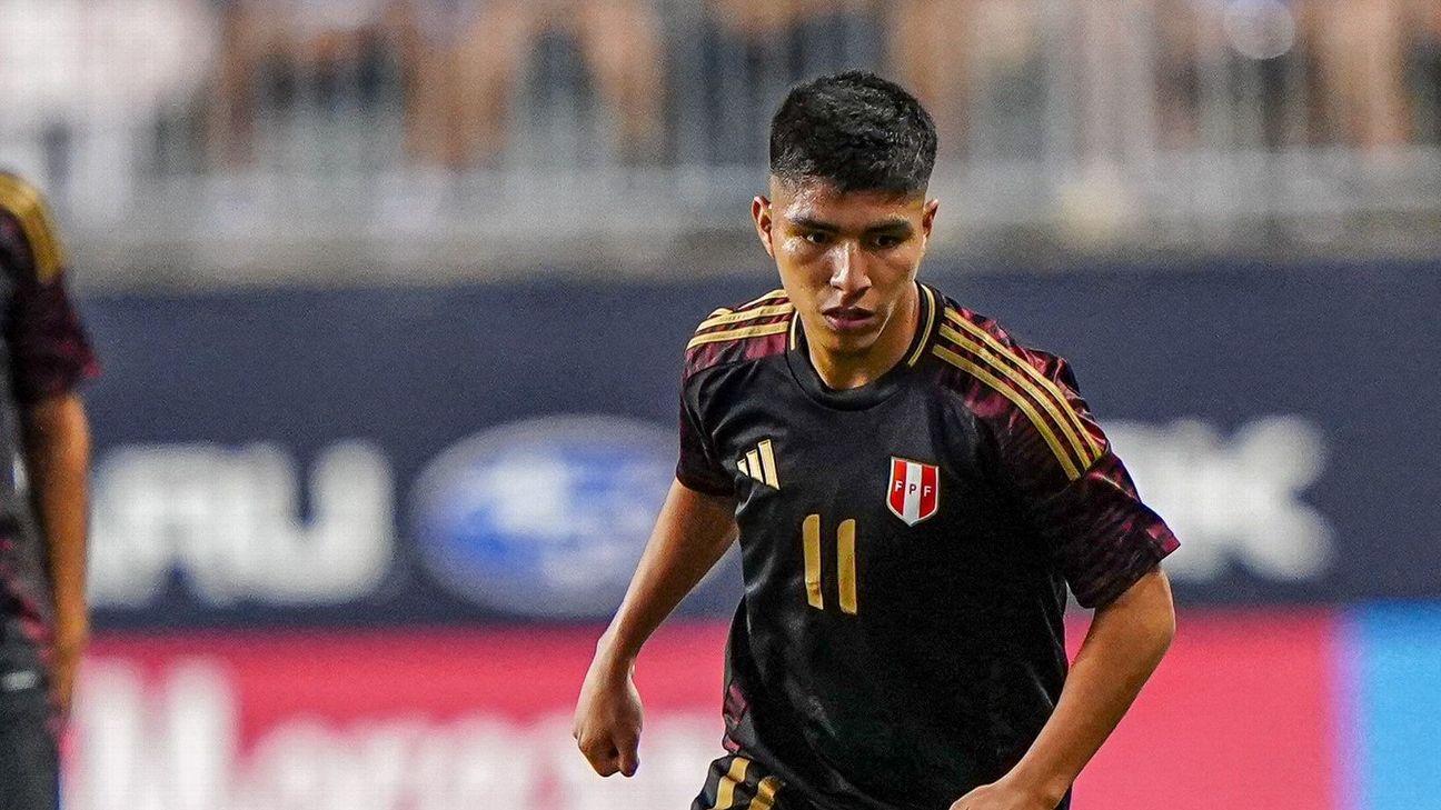 Quispe es internacional con la selección peruana.