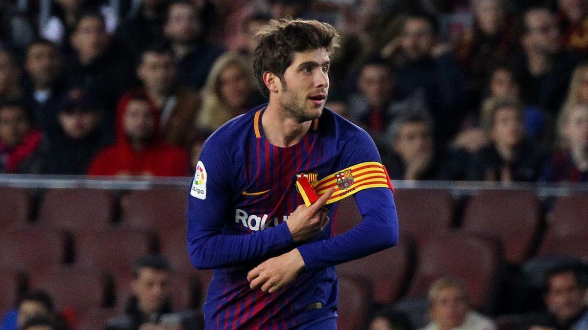 Sergi Roberto lleva 14 años en el Barcelona.