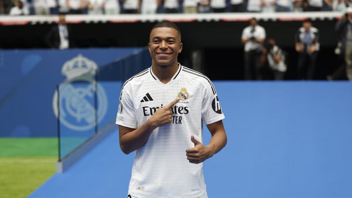 Mbappé llegó esta temporada al Madrid.