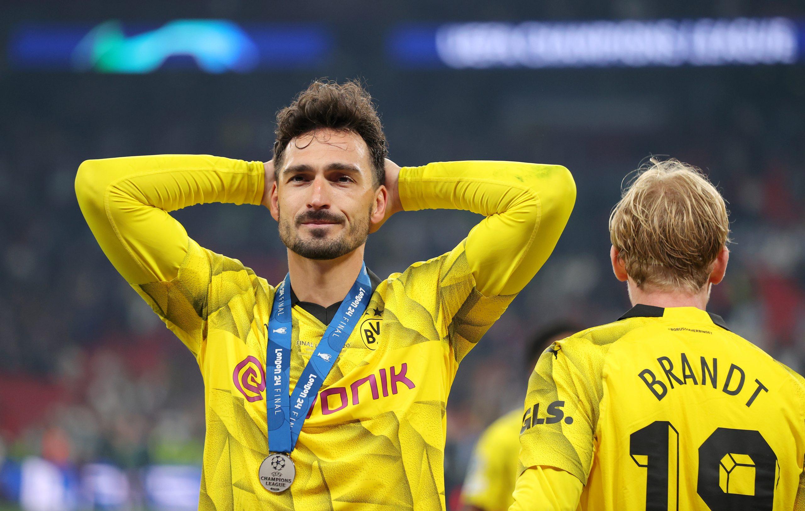 Hummels perdió la Champions ante el Madrid.