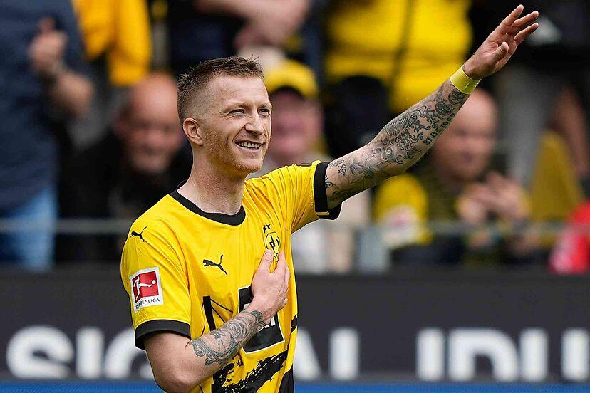 Reus jugó doce temporadas con el Dortmund.