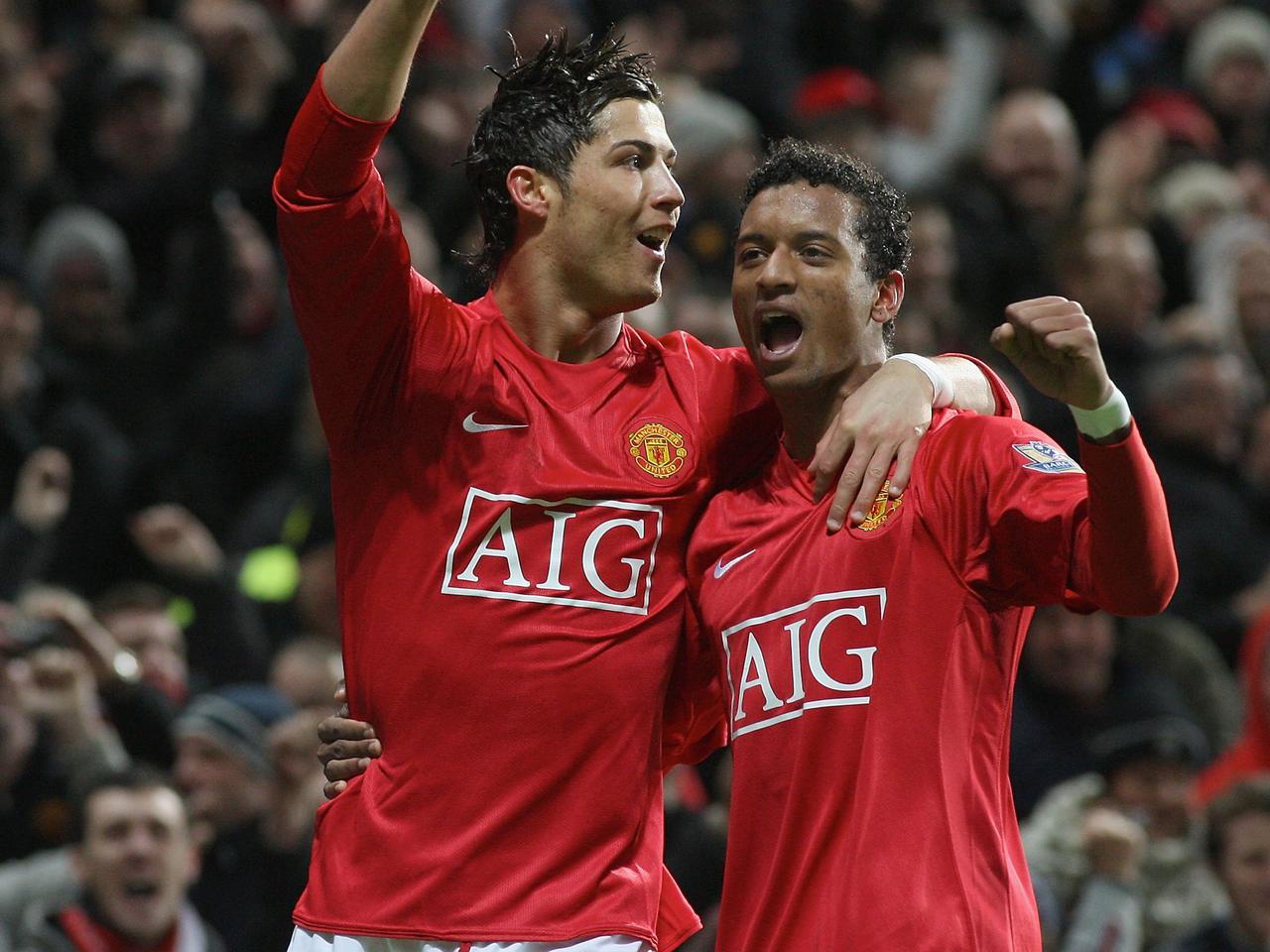 Nani y CR7 coincidieron en el United.