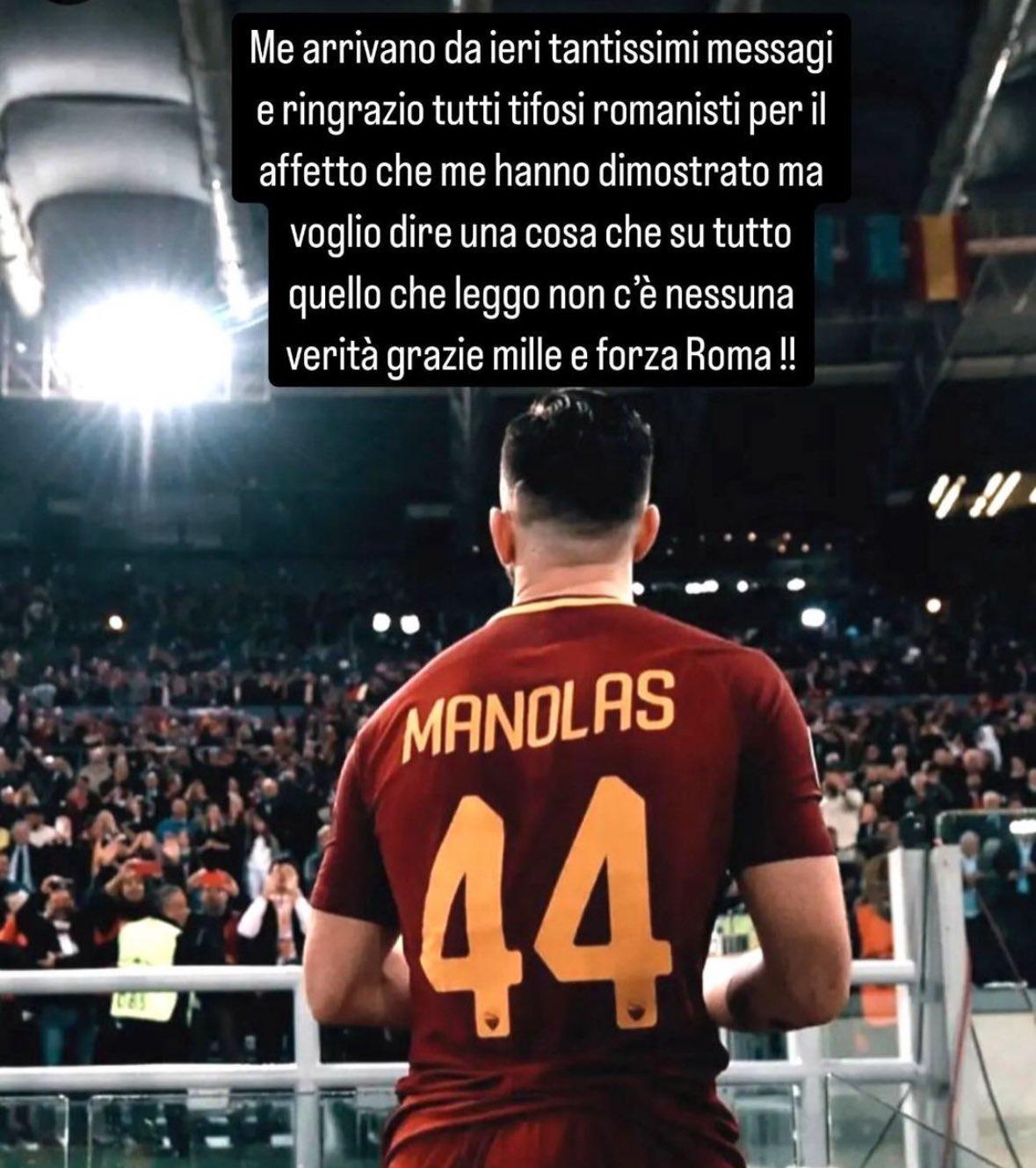 Manolas no llega a la Roma.