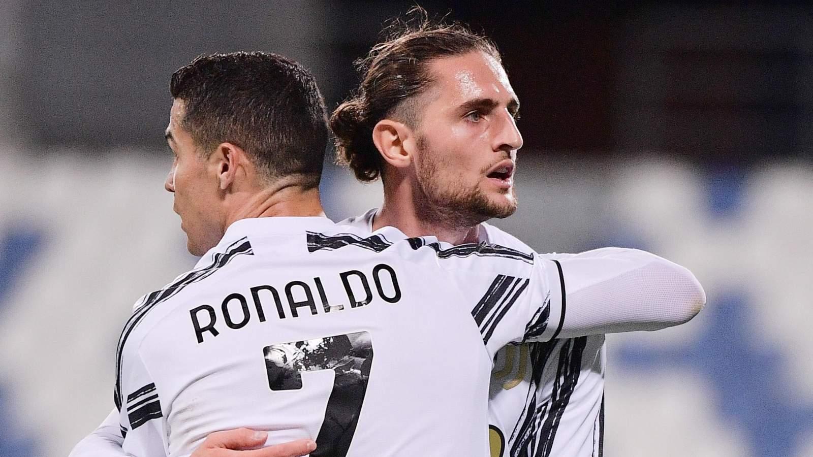 Rabiot y CR7 jugaron en la Juve.