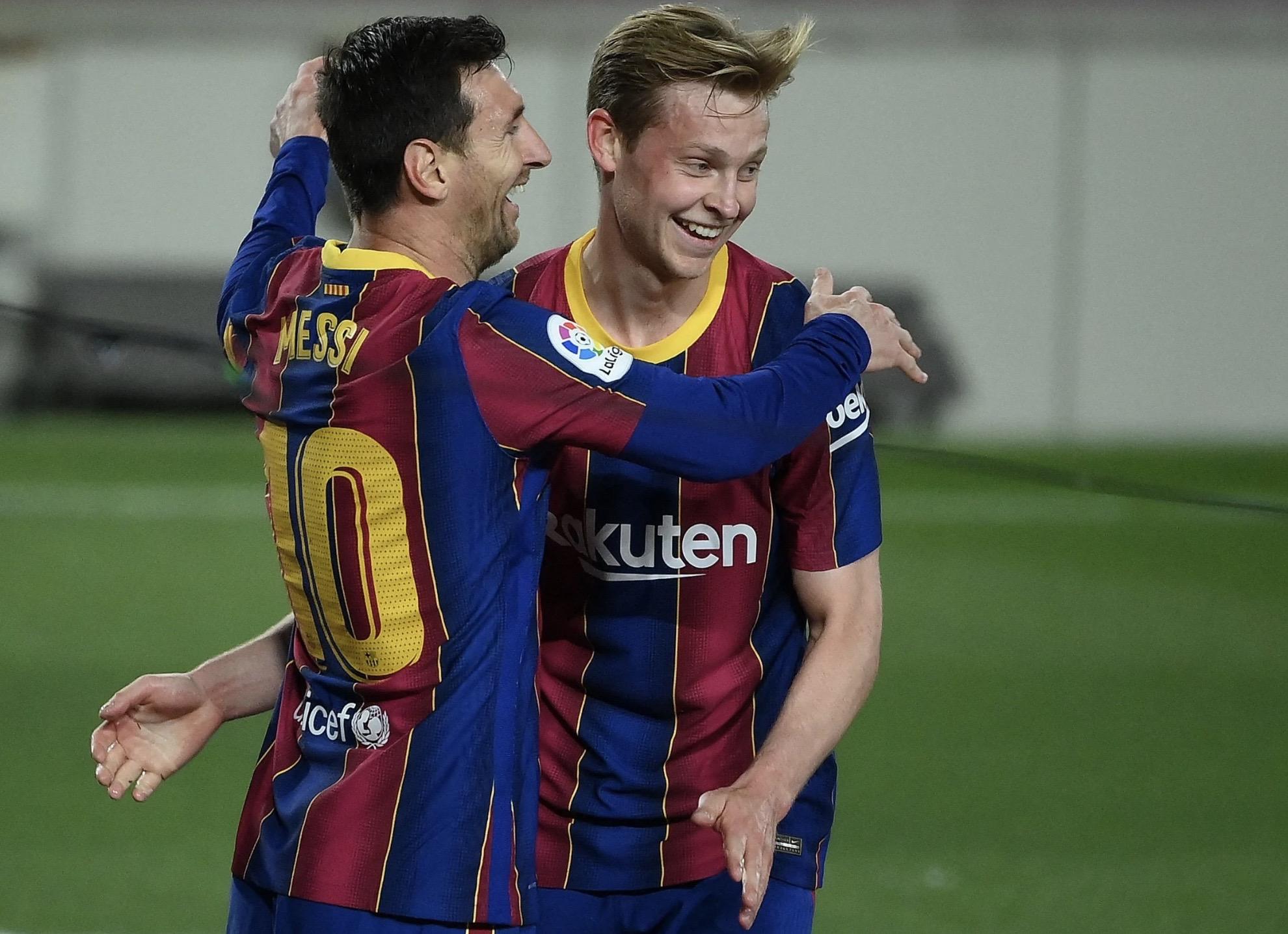 Messi y De Jong