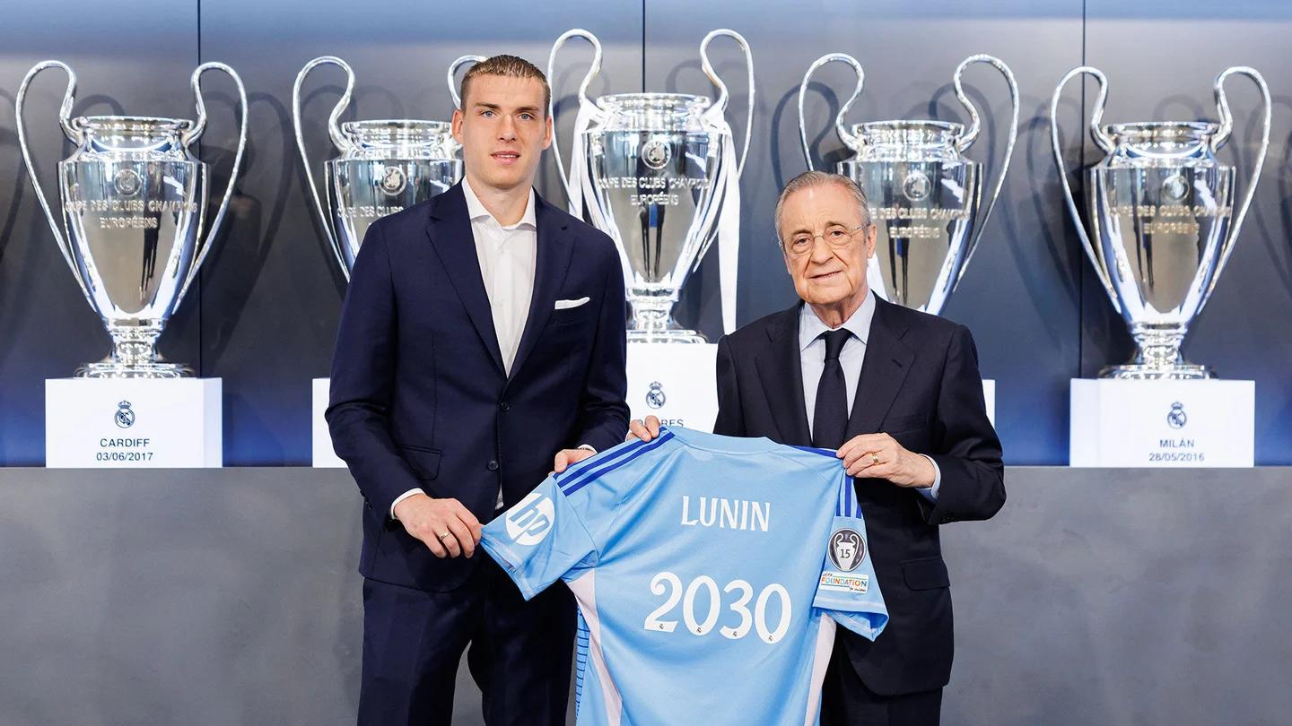 Lunin renovó hasta 2030.