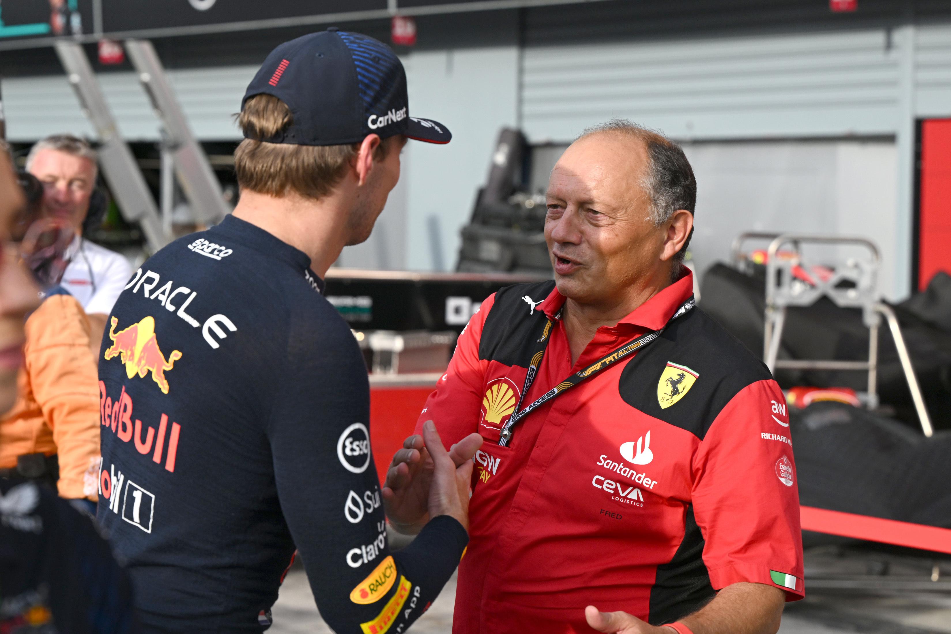 Ferrari apoyó a Max.