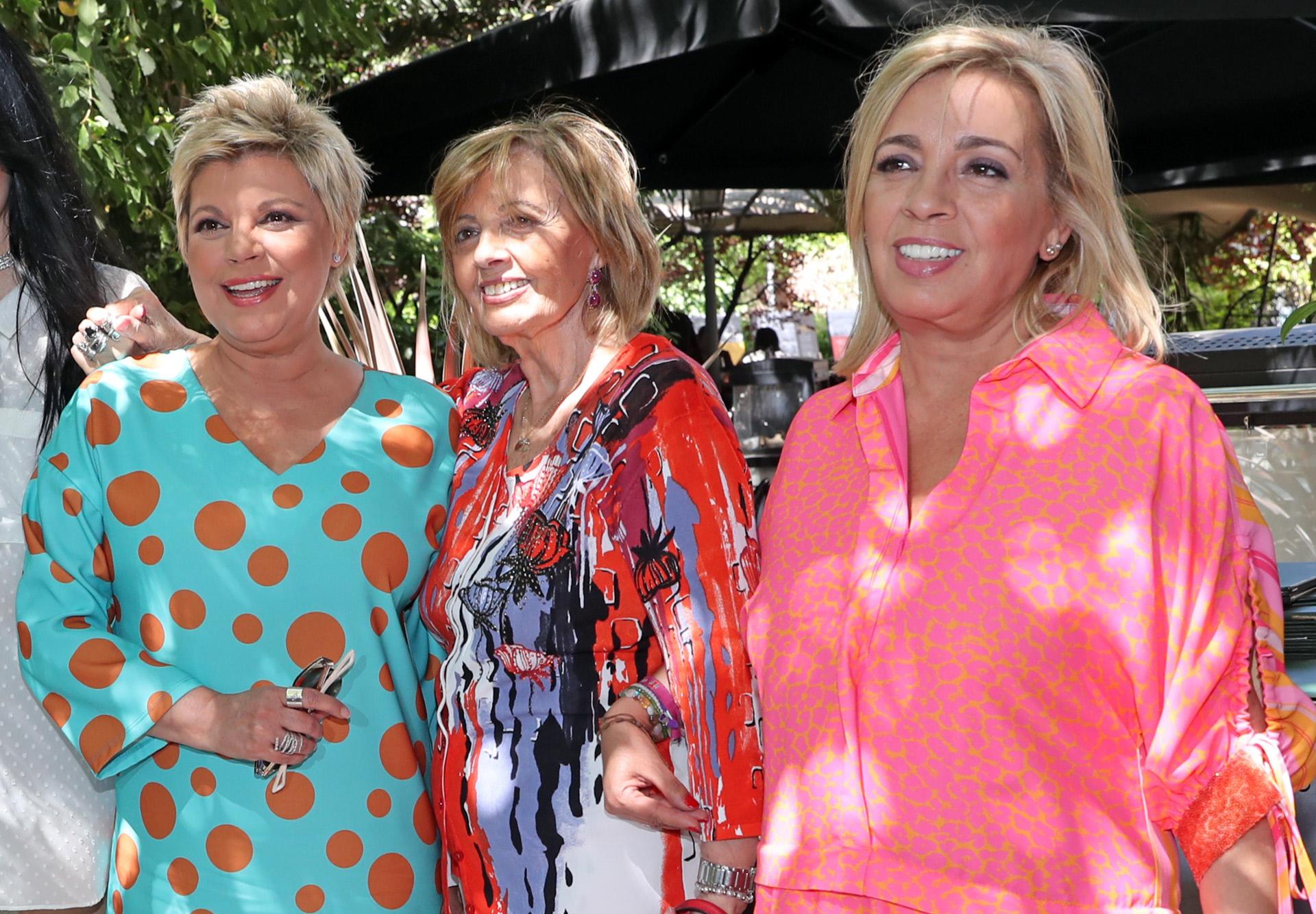 Terelu, Carmen Borrego y María Teresa Campos