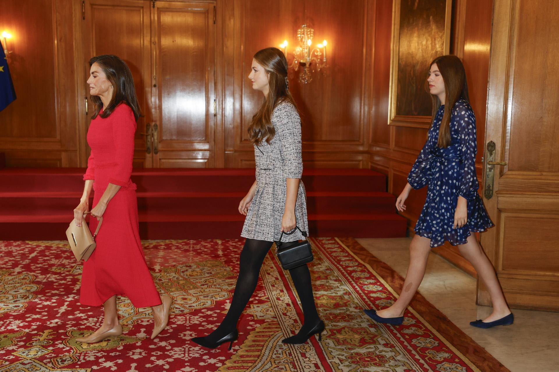 Letizia, Leonor y Sofía