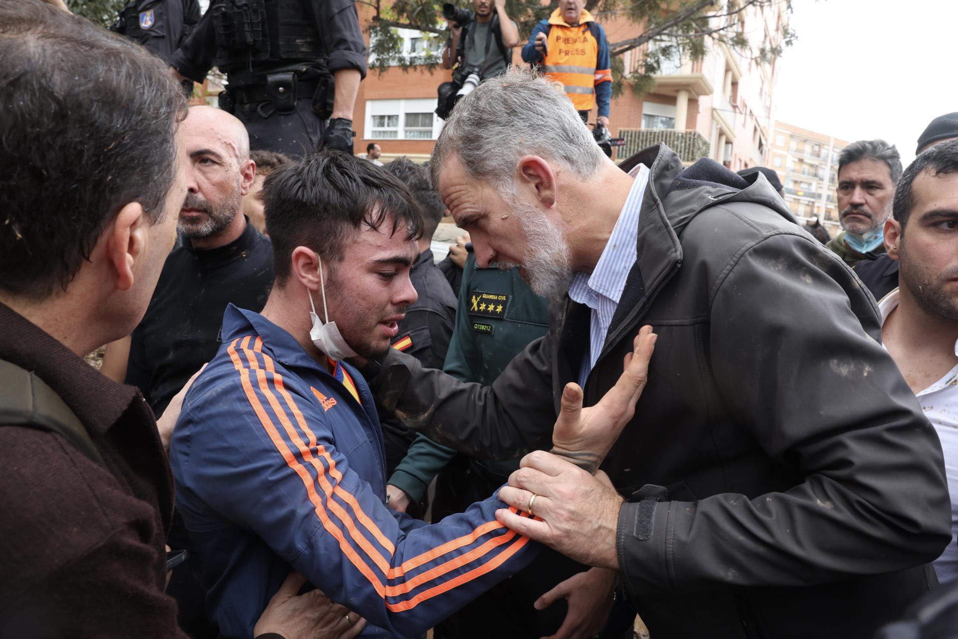 Felipe VI en Paiporta