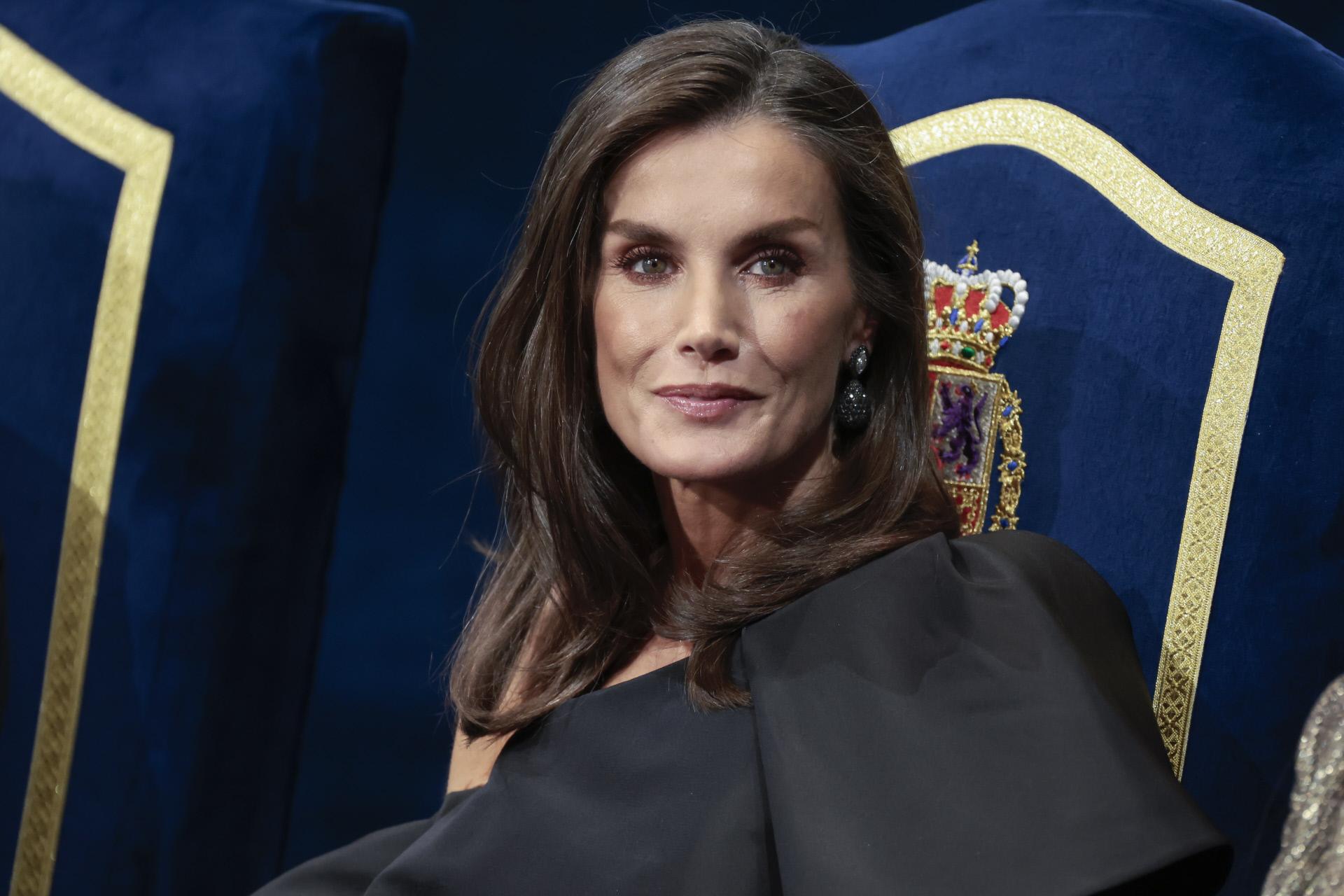 La reina Letizia en la ceremonia de los Premios Princesa de Asturias