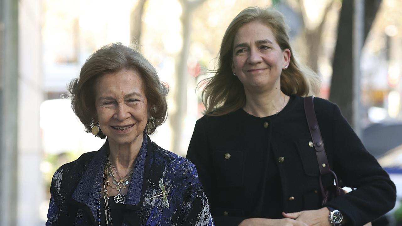 Sofía y la infanta Cristina