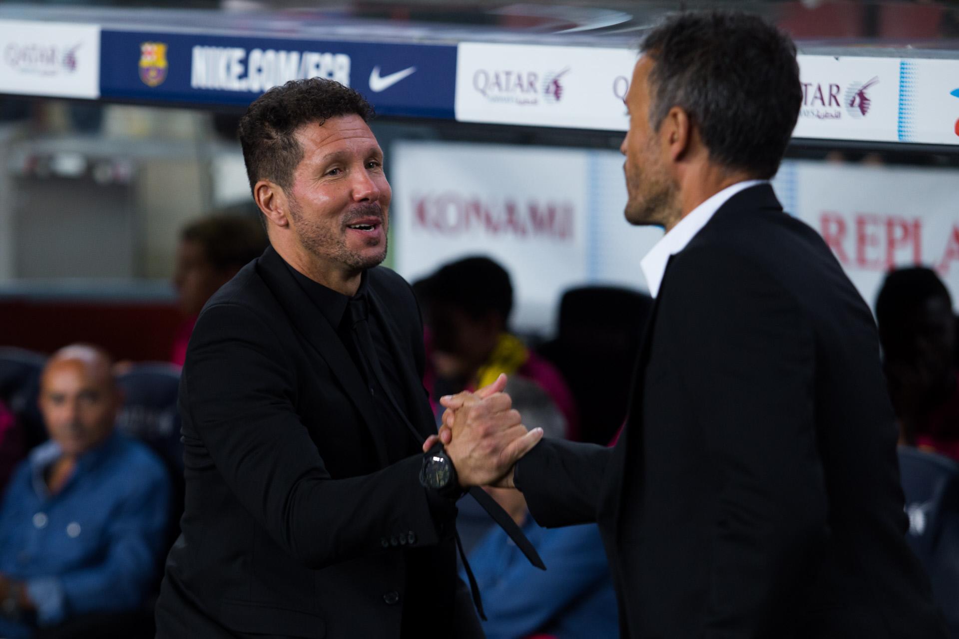 Simeone y Luis Enrique