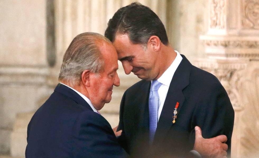 juan carlos I y Felipe