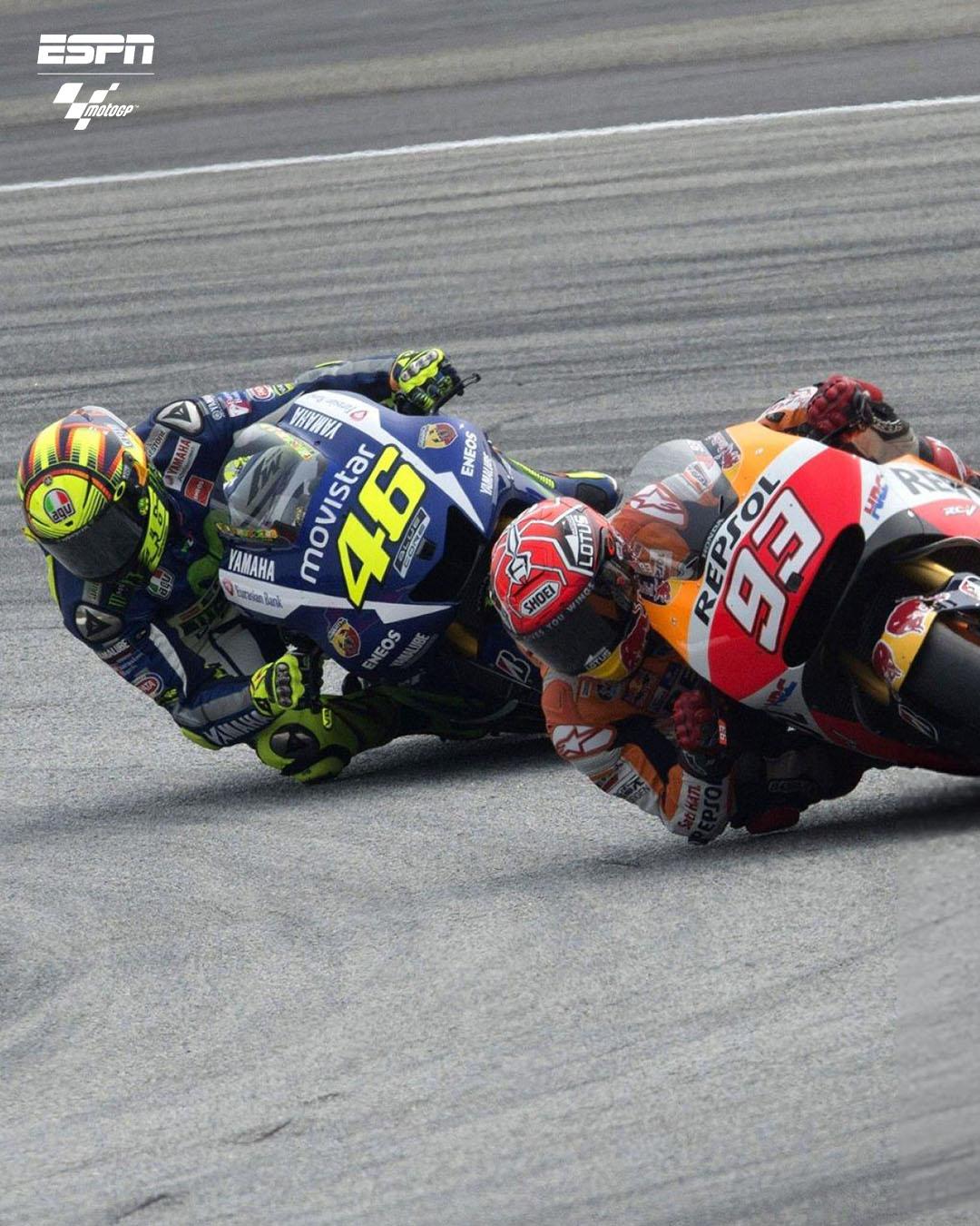 Valentino Rossi y Marc Márquez