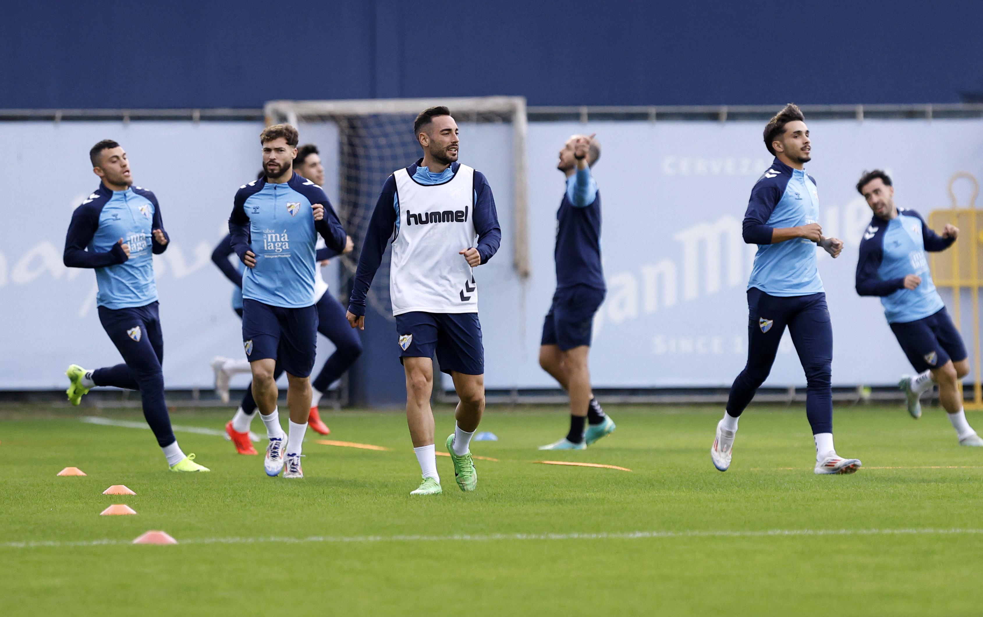 Entrenamiento del Málaga