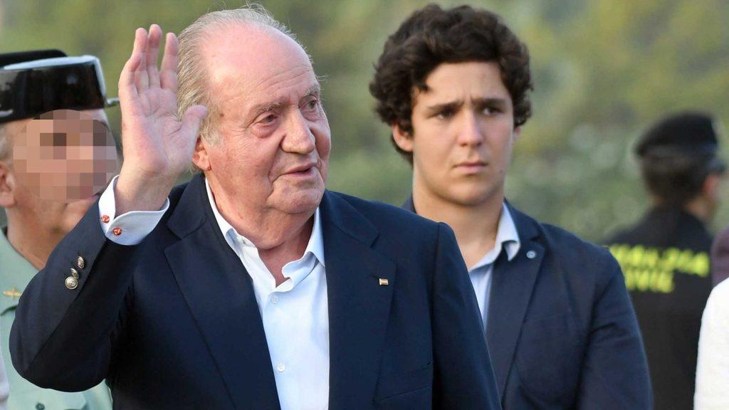 Juan Carlos con Froilán